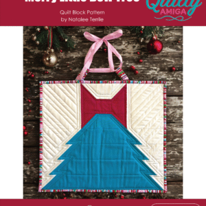 merry little bow tree – quilt block pattern (pdf)