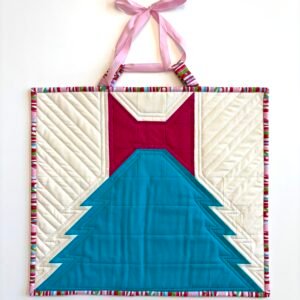 merry little bow tree – quilt block pattern (pdf)